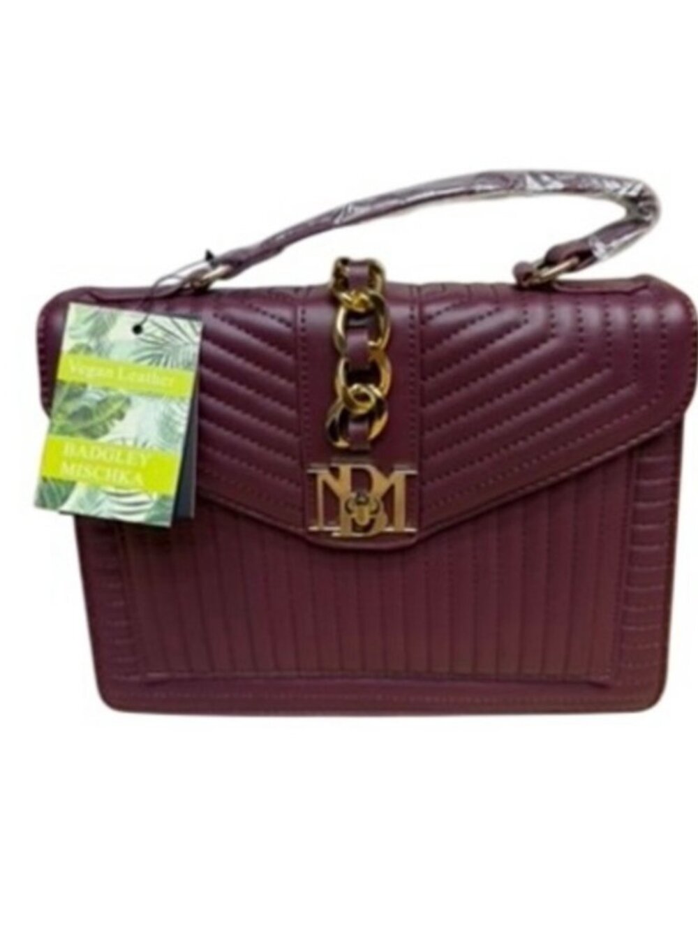New with tag! Badgley Mischka Plum Crossbody Bag